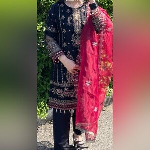 Organza 3 piece suit